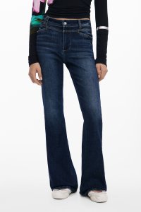 Desigual/デシグアル Desigual ウォッシュドフレアジーンズ/508441812