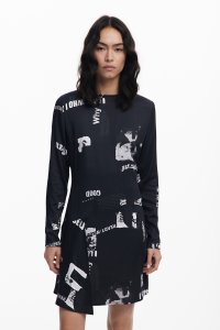 Desigual/デシグアル Desigual ショートニュースペーパードレス/508441832