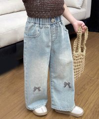 ALWAYS/アイモハ aimoha 【aimoha－KIDS－】リボン刺繍デニムパンツ/508441884
