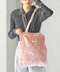 SHIPS WOMEN/《予約》【SHIPS別注/PINK RIBBONチャリティー】Uhr: ポリエステル ベロア トート バッグ/508442124