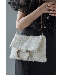 niana/ニアナ niana メタルハンドルシャギーバッグ パーティーバッグ クラッチ ショルダー 結婚式 二次会 成人式 同窓会 お呼ばれ フォーマル オケージョン/508442296