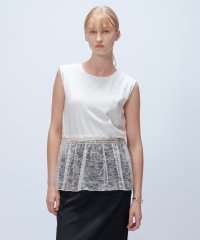 cloenc/クロエンス cloenc レースペプラムカットソー/508442407