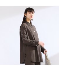 Liliane Burty/【M～４L・セットアップ対応】ウォッシャブルキュプラツイルブラウス/508442638