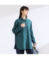 Liliane Burty/【M～４L・セットアップ対応】ウォッシャブルキュプラツイルブラウス/508442638