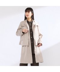 Liliane Burty/【M～4L】ダルサテン4WAYコート/508442640
