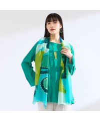 Liliane Burty/【M～４L】ウォッシャブルリンクスジャカードTシャツ/508442643