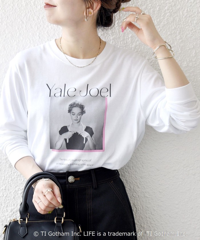 予約》GOOD ROCK SPEED: LIFE PC フォト ロゴ プリント ロンTEE