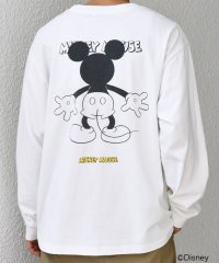 SHIPS any MEN/SHIPS any: /ミッキーマウス/ サイン & ポージング Tシャツ (ロンT)◆/508443204