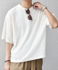 SHIPS any MEN/SHIPS any: ワッフル リラックス クルーネック Tシャツ◆/508443206