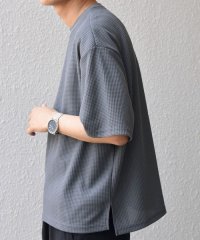 SHIPS any MEN/SHIPS any: ワッフル リラックス クルーネック Tシャツ◆/508443206