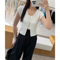 Lace Ladies/レースレディース Lace Ladies ローゲージ クロップド サマー ニット プルオーバー/508443310