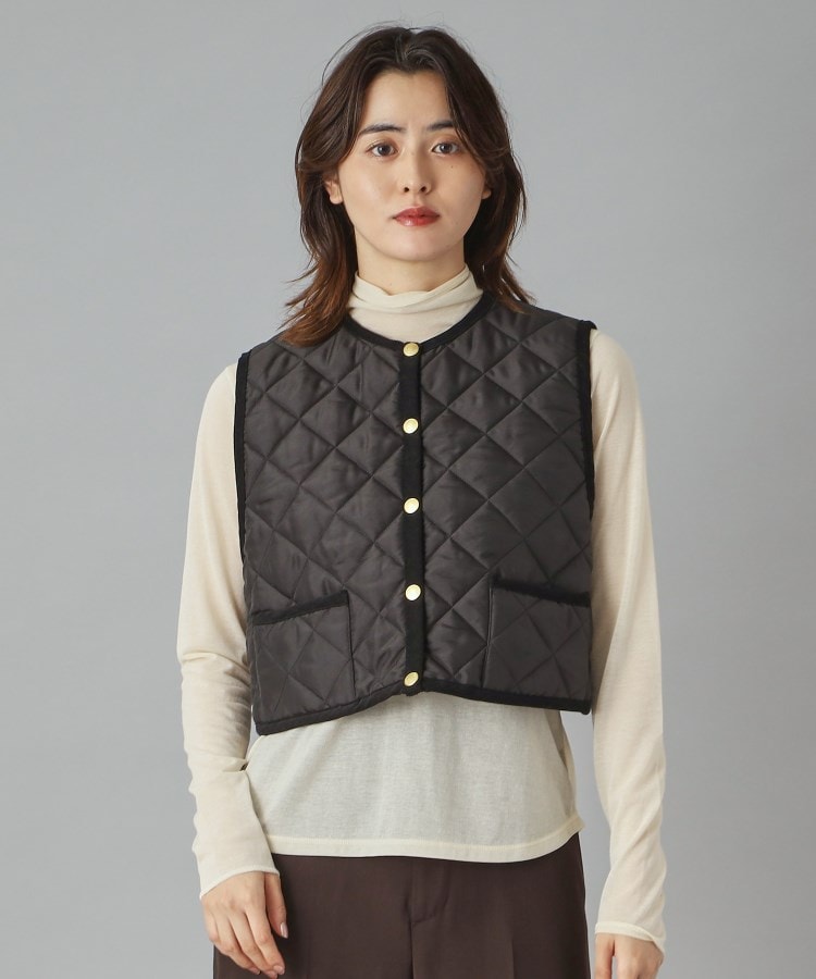 23AW＊美品 トラディショナルウェザーウェア【別注】ARKLEY ジレ ベスト ARKLEY VEST アークリー ベスト｜ブラック｜ウィメンズ｜ベスト