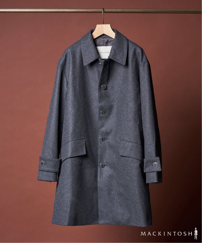 マッキントッシュMACKINTOSH エディフィス別注 HUMBIE ピーコート Mackintosh新作別注コート「HUMBIE」秋の”最旬”アウタースタイル