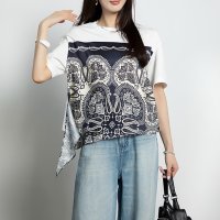 SneepDip/スニープディップ SneepDip 【17558】切替ペイズリーT/508443963