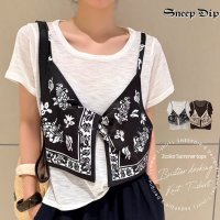 SneepDip/スニープディップ SneepDip 【17559】ビスチェドッキングニットT/508443964