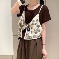SneepDip/スニープディップ SneepDip 【17559】ビスチェドッキングニットT/508443964