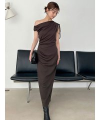 SNIDEL/ドレープカットワンピース/508443997