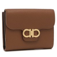 FERRAGAMO/サルバトーレフェラガモ Salvatore Ferragamo 二つ折り財布 ガンチーニ ブラウン レディース Salvatore Ferragamo 2209/508444470