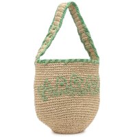 MARNI/マルニ MARNI かごバッグ トートバッグ ナッサ ラフィア スモールホーボーバッグ ベージュ グリーン レディース MARNI SBMP0257A0 P85/508444475