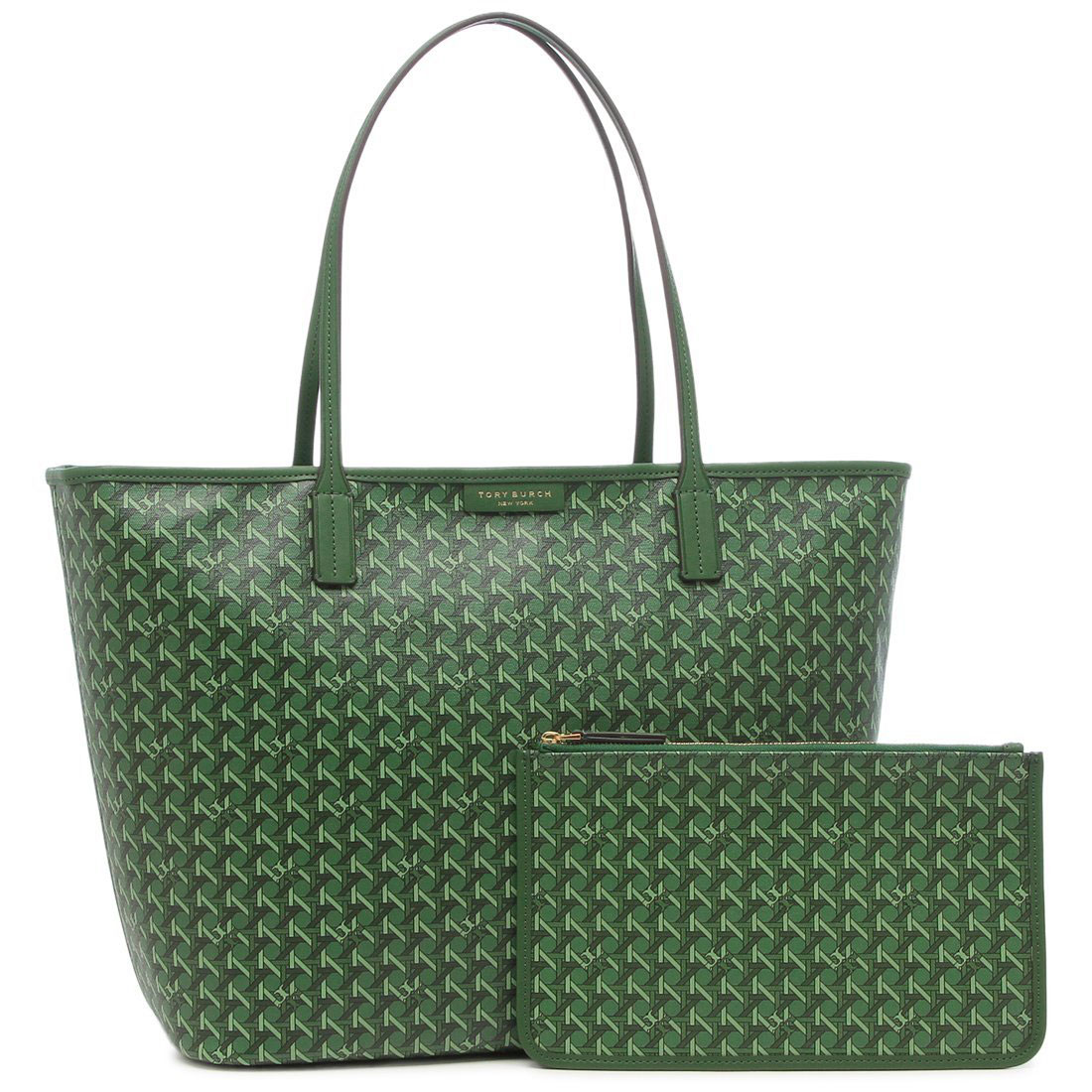 【JUICY COUTURE】Iris Crinkled ベルベット トート ポーチ 緑 Juicy Couture Iris Crinkled Velvet L Tote bag polyester