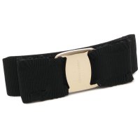 FERRAGAMO/サルバトーレフェラガモ Salvatore Ferragamo バレッタ ヴァラ ブラック ゴールド レディース Salvatore Ferragamo 340/508444497
