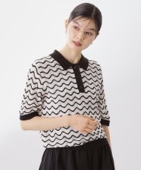 THE SHOP TK(Women)/ザ ショップ ティーケー (ウィメン) THE SHOP TK(Women) 柄アソートポロニット/508444503