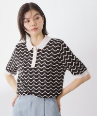 THE SHOP TK(Women)/ザ ショップ ティーケー (ウィメン) THE SHOP TK(Women) 柄アソートポロニット/508444503