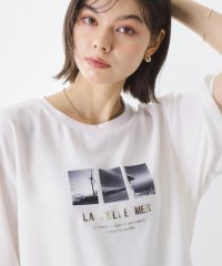 THE SHOP TK(Women)/ザ ショップ ティーケー (ウィメン) THE SHOP TK(Women) ポーラプリント布帛Tシャツ/508444528