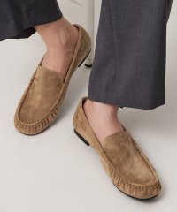 BEAUTY&YOUTH UNITED ARROWS/レザー ギャザー ローファー/508423205