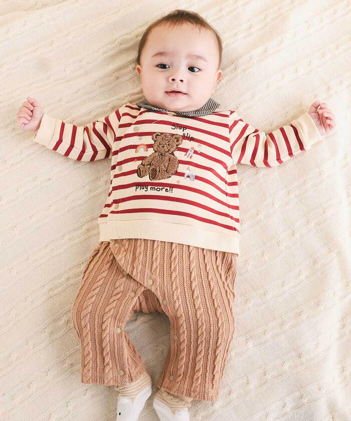 BURBERRY ベビー服 クマ刺繍 セット　80 バーバリー ベビー ギフト BURBERRY ブランド 子供服 ギフト