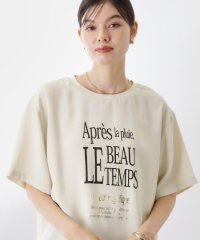 THE SHOP TK(Women)/ザ ショップ ティーケー (ウィメン) THE SHOP TK(Women) ポーラプリント布帛Tシャツ/508444528