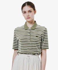 LACOSTESPORTS LADYS/ラコステ LACOSTE ベロアボーダーポロシャツ/508444872