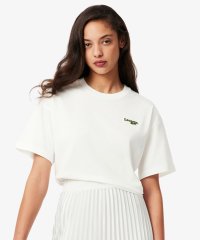 LACOSTESPORTS LADYS/ラコステ LACOSTE ネーム＆ワニロゴパッチクロップドTシャツ/508444874