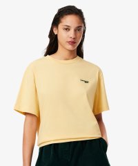 LACOSTESPORTS LADYS/ラコステ LACOSTE ネーム＆ワニロゴパッチオーバーサイズTシャツ/508444877