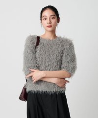 BEAUTY&YOUTH UNITED ARROWS/フェザーヤーン ハーフスリーブ ニットプルオーバー/508444888