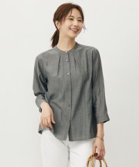 J.PRESS LADIES（LARGE SIZE）/【洗える・速乾・接触冷感】リライムライトローン バックフレア ブラウス/508353738