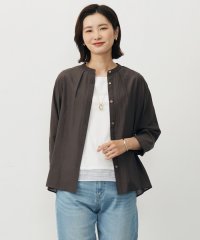 J.PRESS LADIES（LARGE SIZE）/【洗える・速乾・接触冷感】リライムライトローン バックフレア ブラウス/508353738