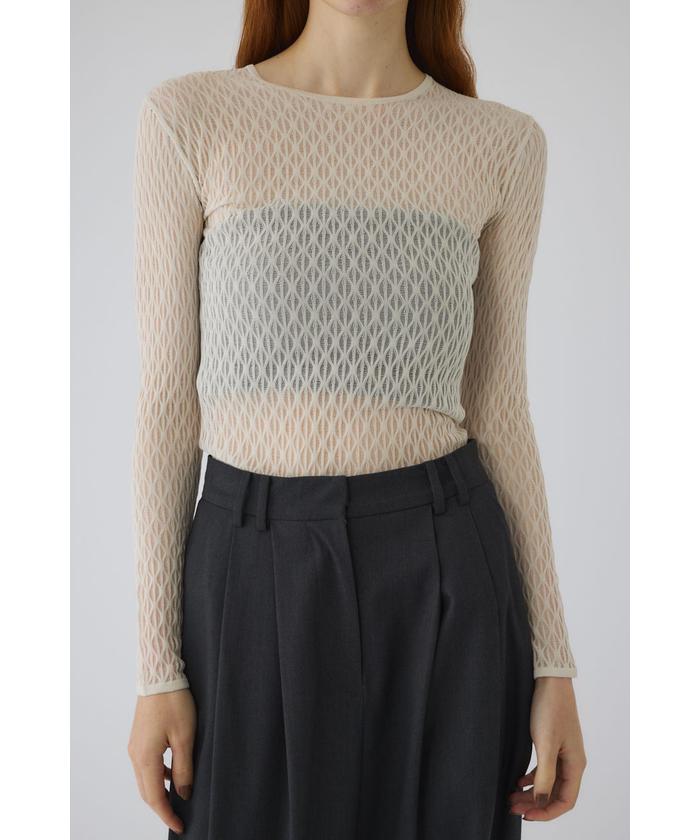 Lace knitting tops(508444958) | リムアーク(RIM.ARK) - d fashion