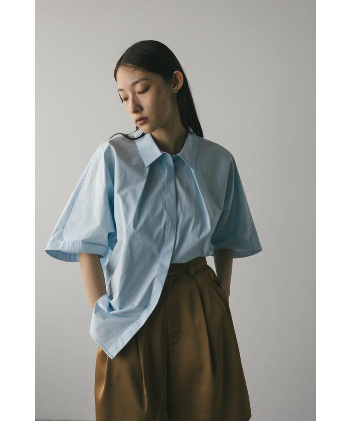美品✨STYLEMIXER ディープタックドルマンシャツ グレー ドルマンハーフスリーブシャツ(508444963) | スタイルミキサー
