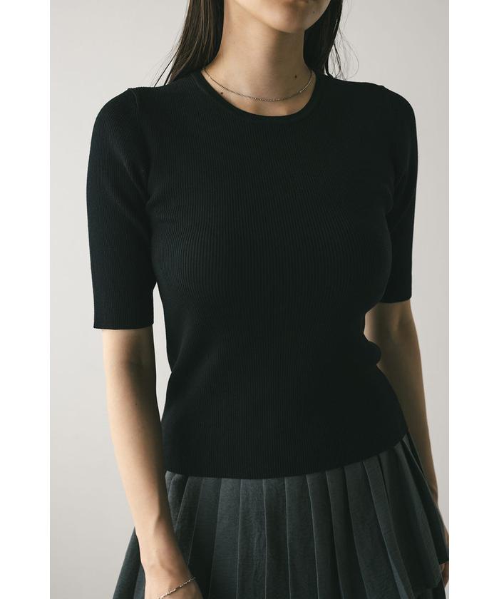 ニット セーター ハイゲージニットTシャツ レディース ハイゲージニットT(508444970) | スタイルミキサー(STYLEMIXER