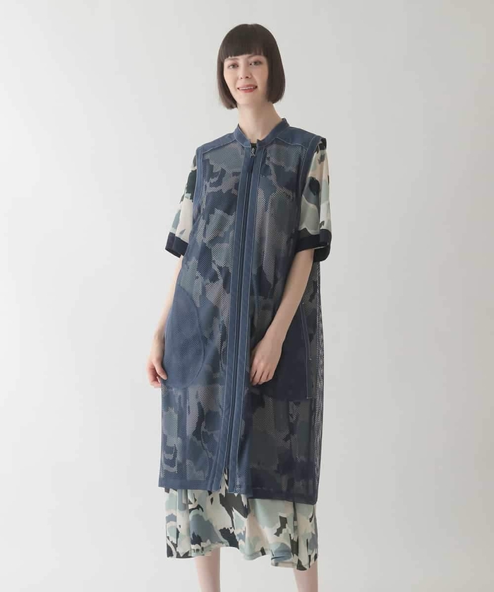 【極美品】ヒロコビス HIROKO BIS ロングジレ ベスト チェック 極美品】ヒロコビス HIROKO BIS ロングジレ ベスト チェック