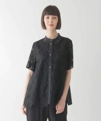 HIROKO BIS/迷彩レースジョイントブラウス /洗える/508446542