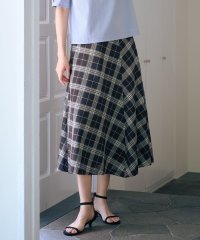 J.PRESS LADIES（LARGE SIZE）/【WEB限定カラーあり・洗える】SOFT SHEER チェック フレア スカート/508448048