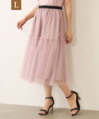 TO BE CHIC(L SIZE)/【L】チュールネット スカート/508436646