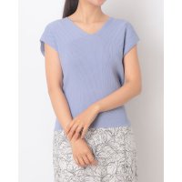 12Twelve Agenda/トゥエルブアジェンダ 12Twelve Agenda Vネックリブ切替ニットプルオーバー/508437940