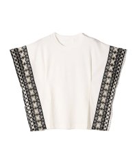 SHIPS WOMEN/assiette:〈手洗い可能〉トーション レース ポンチョ カットソー/508448097