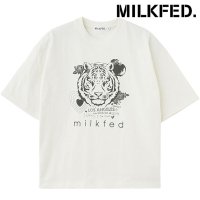 MILK FED/ミルクフェド MILKFED. TIGER S/S TEE OFF－WHITE [103253011005]/508448149