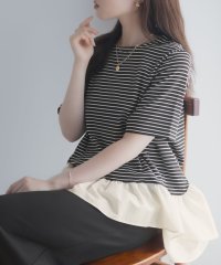 MAC HOUSE/マックハウス Mac－House ヘム切替ペプラムトップス/508448316