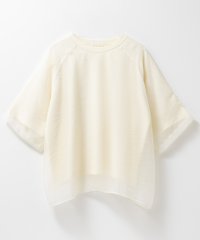 MAC HOUSE/マックハウス Mac－House ポンチ素材 シアーレイヤードトップス/508448320