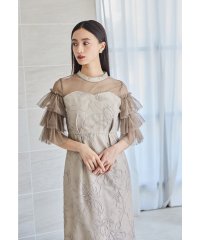 niana/ニアナ niana 【低身長用サイズあり】フラワーラメ刺繍レースドレス 結婚式 成人式 二次会 同窓会 入学式 卒業式 パーティードレス オケージョンドレス お/508448510